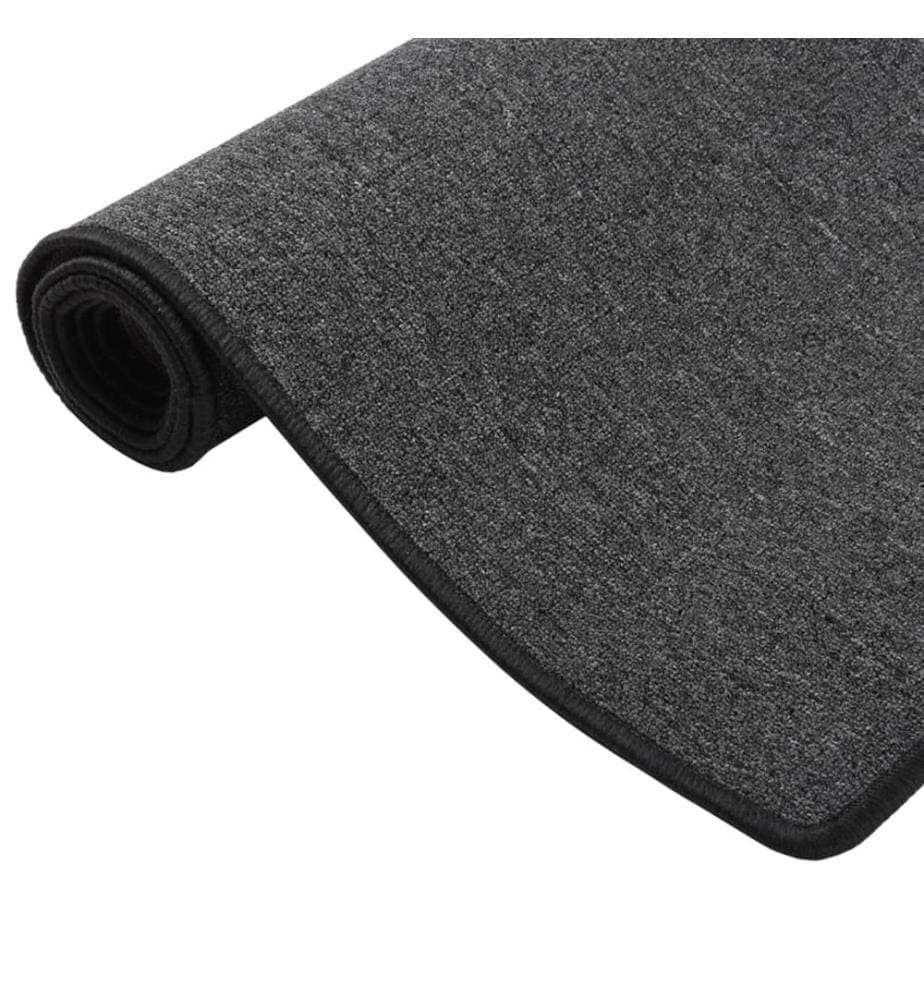 Tapis de couloir Anthracite 80x250 cm