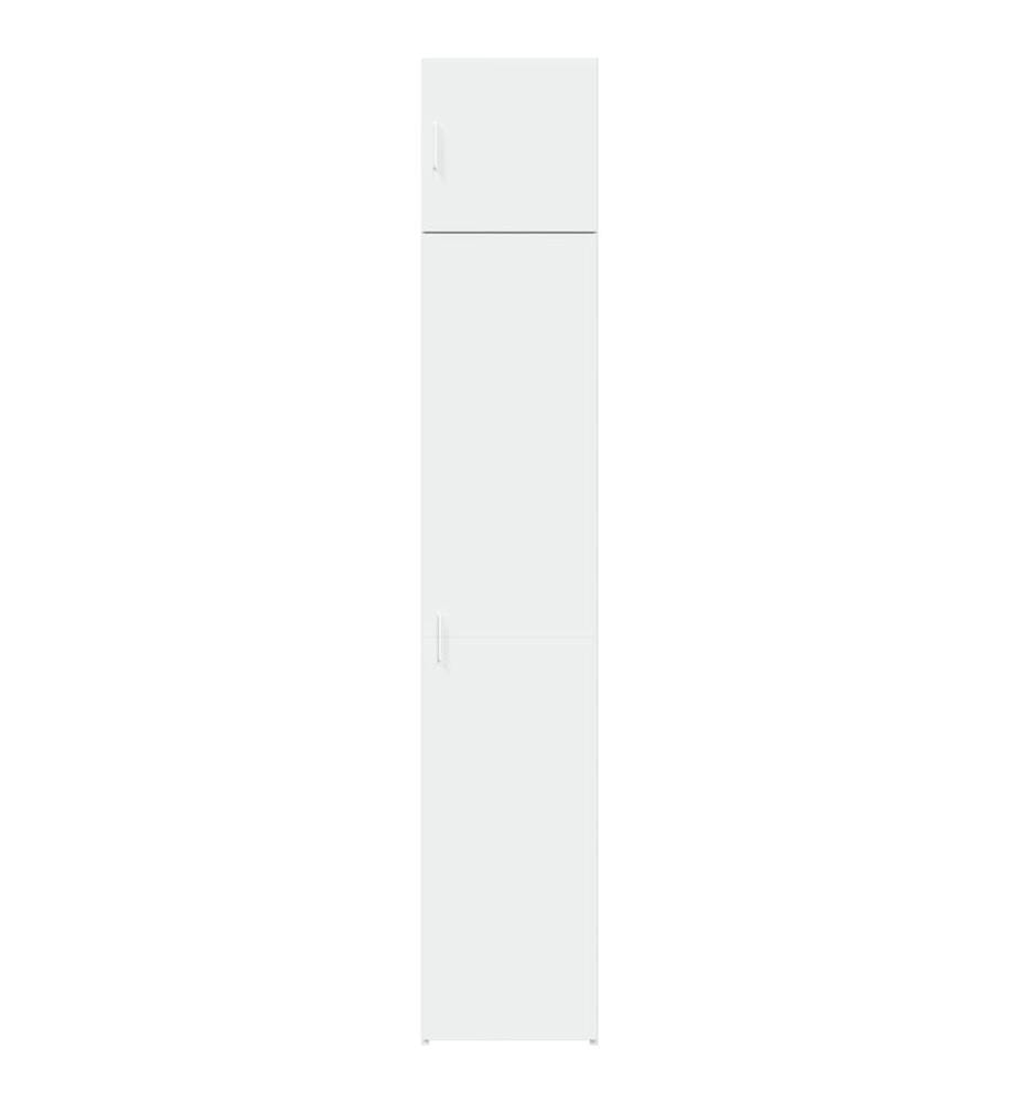 Hochschrank Schmal Weiss 40x42,5x225 cm Holzwerkstoff