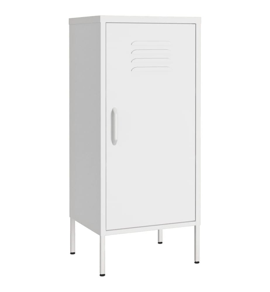 Armoire de rangement Blanc 42,5x35x101,5 cm Acier