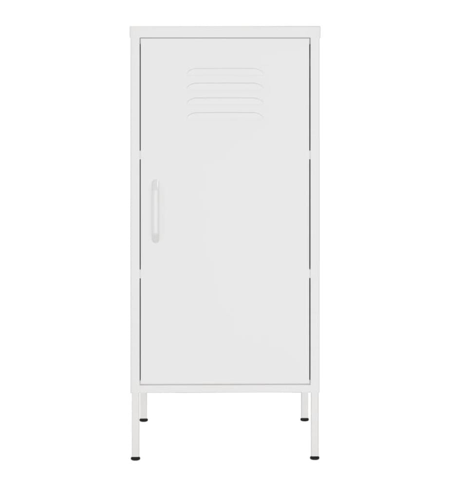 Armoire de rangement Blanc 42,5x35x101,5 cm Acier