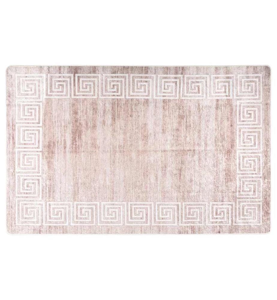Tapis lavable antidérapant 160x230 cm beige
