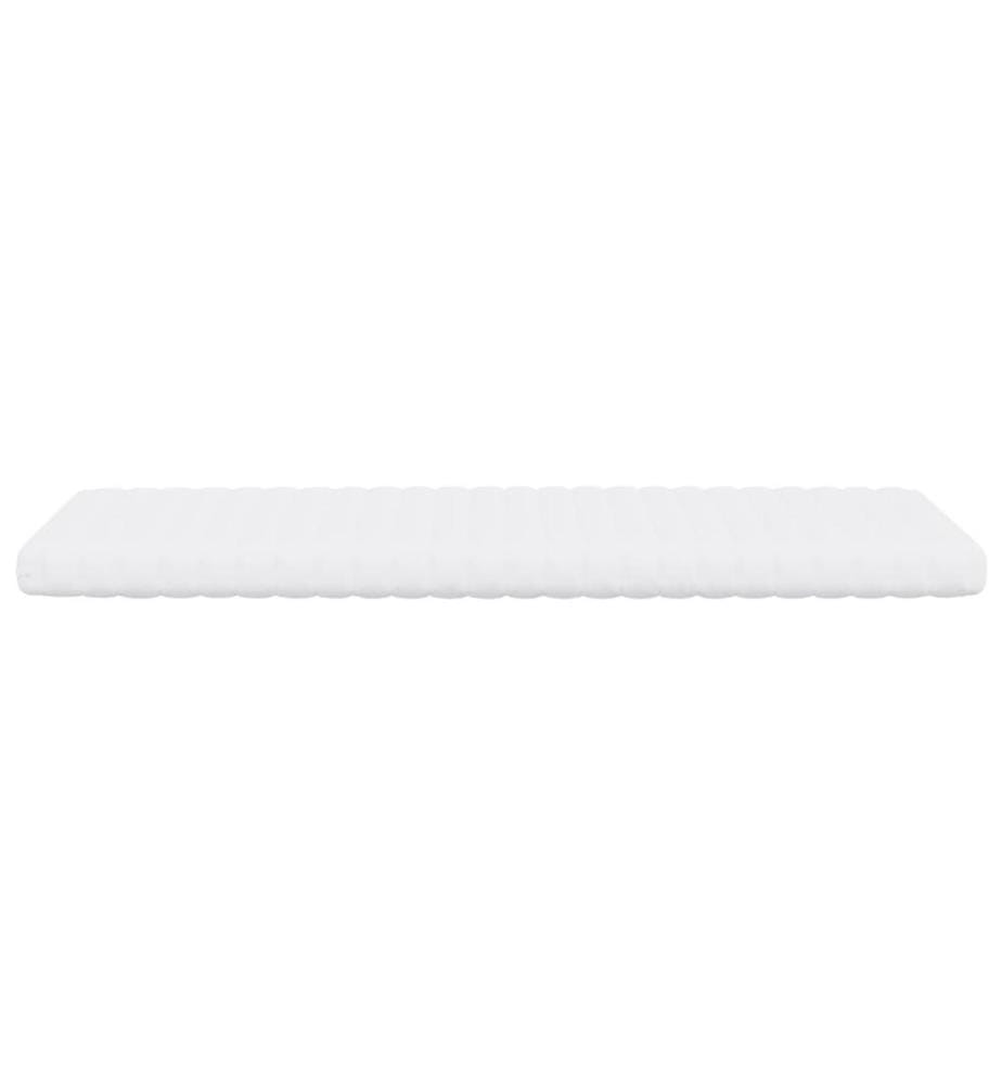 Matelas en mousse 2 pcs blanc 80x200 cm 7 zones dureté 20 ILD