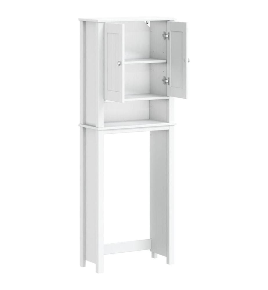 Rangement au-dessus de la cuvette BERG blanc bois massif