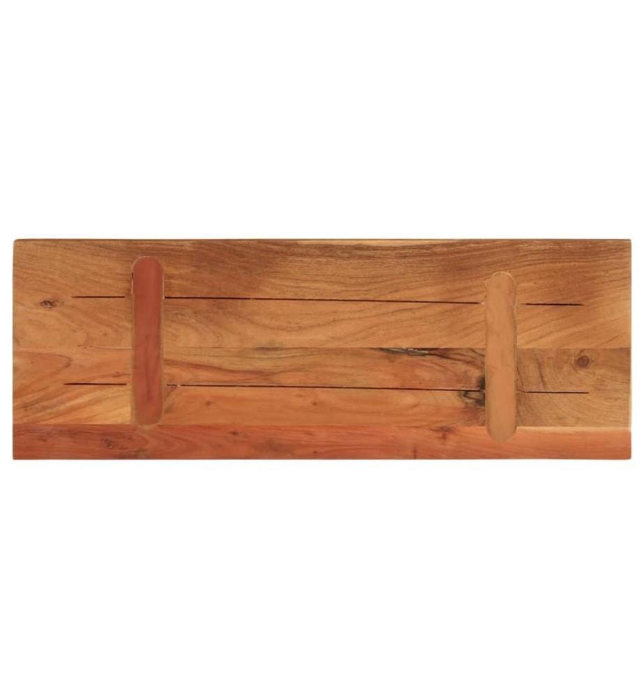 Tischplatte 70x40x3,8 cm Rechteckig Massivholz Akazie