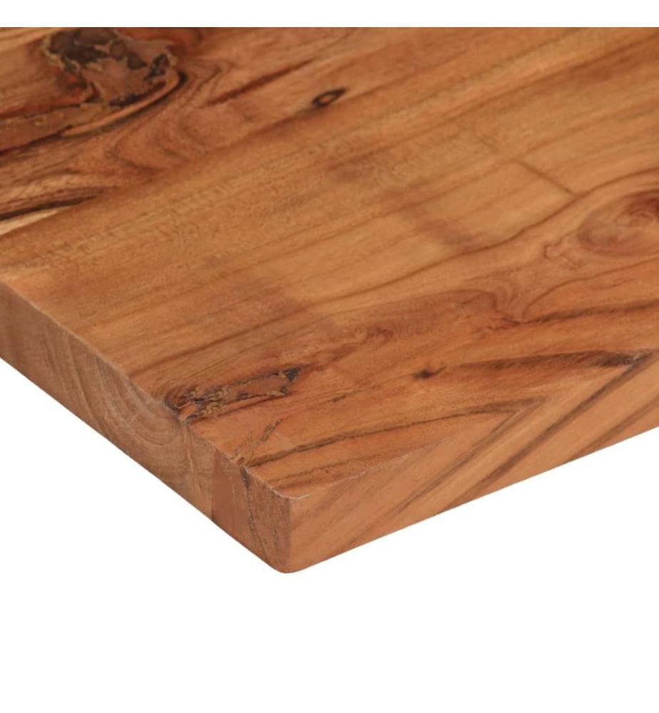 Tischplatte 70x40x3,8 cm Rechteckig Massivholz Akazie
