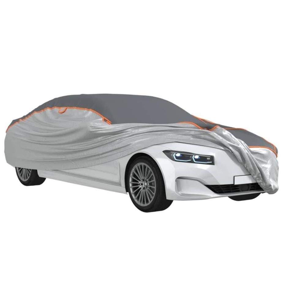 Autoabdeckung für Limousine Hagelschutz Voll L Grau & Silbern