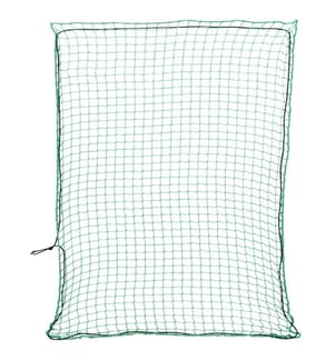 Filet pour remorque avec corde élastique vert 3,5x3 m PP