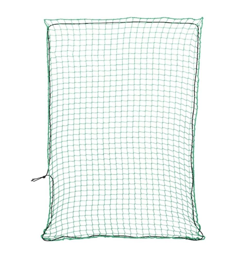 Filet pour remorque avec corde élastique vert 4x3 m PP