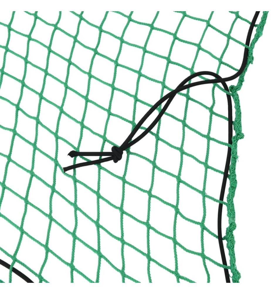 Anhängernetz mit Gummiseil Grün 6x3,5 m PP