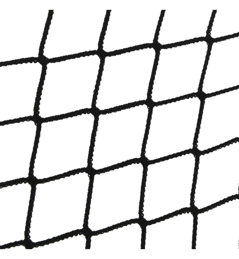 Filet pour remorque avec corde élastique noir 4,5x2,5 m PP