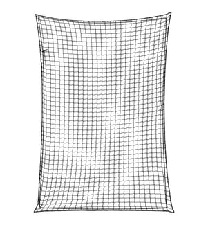 Filet pour remorque avec corde élastique noir 5x3,5 m PP