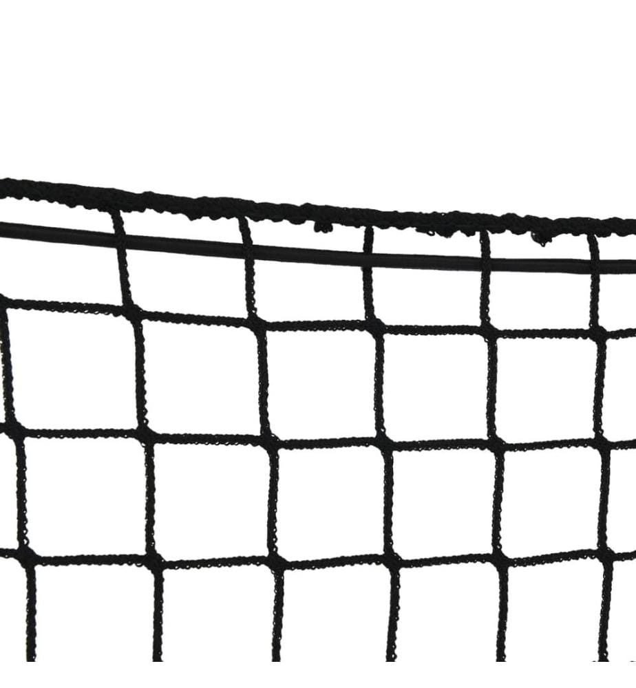 Filet pour remorque avec corde élastique noir 5x3,5 m PP