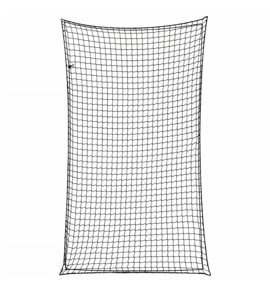 Filet pour remorque avec corde élastique noir 6x3,5 m PP