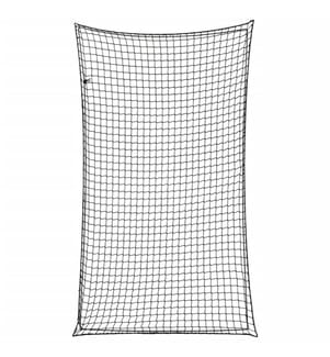 Filet pour remorque avec corde élastique noir 6x3,5 m PP