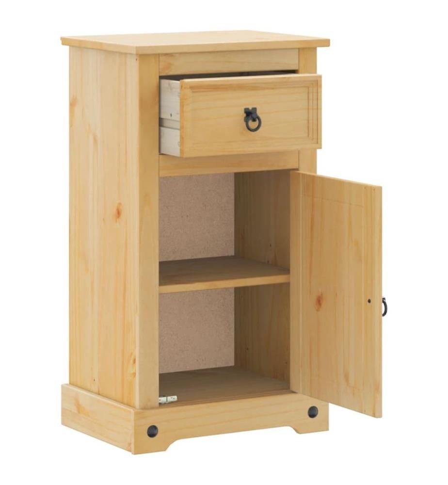 Armoire de salle de bain Corona 45x33x80 cm bois de pin massif