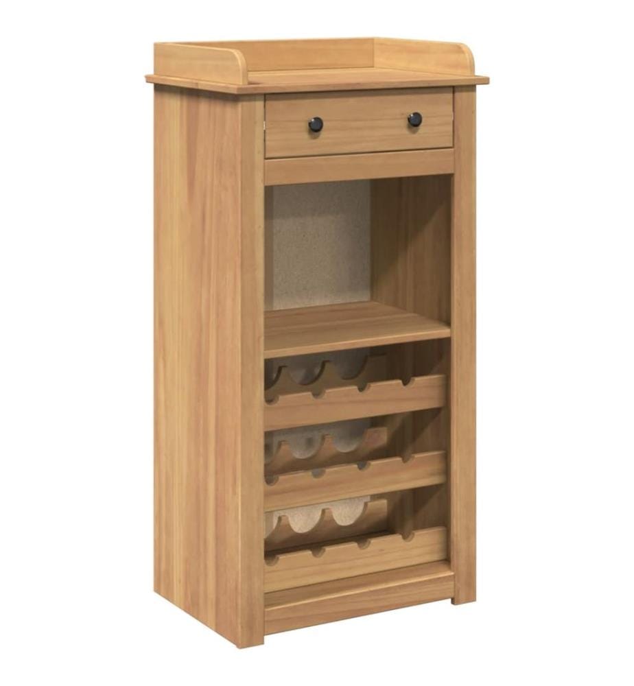 Weinschrank Panama 57x40x111,5 cm Massivholz Kiefer