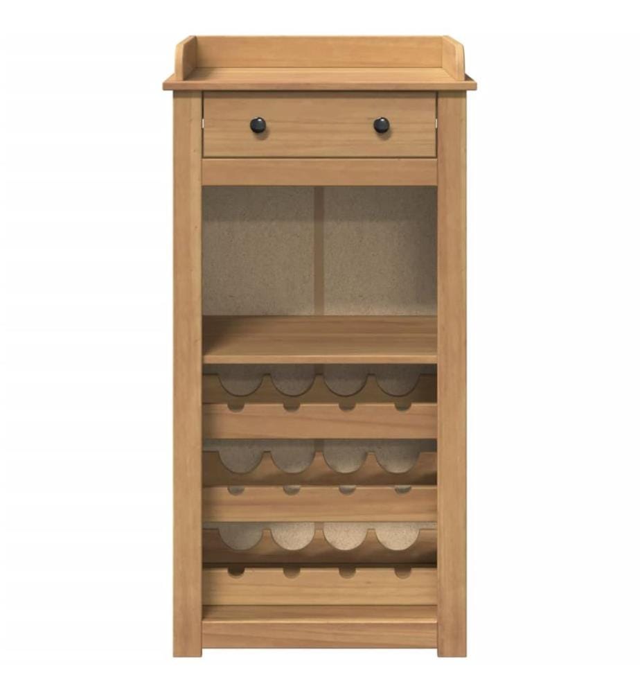 Weinschrank Panama 57x40x111,5 cm Massivholz Kiefer