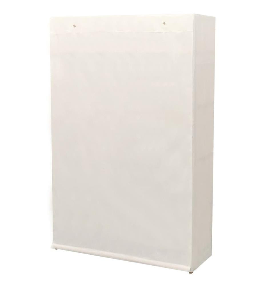 Schrank Stoff und Kiefernholz 110 x 40 x 170 cm