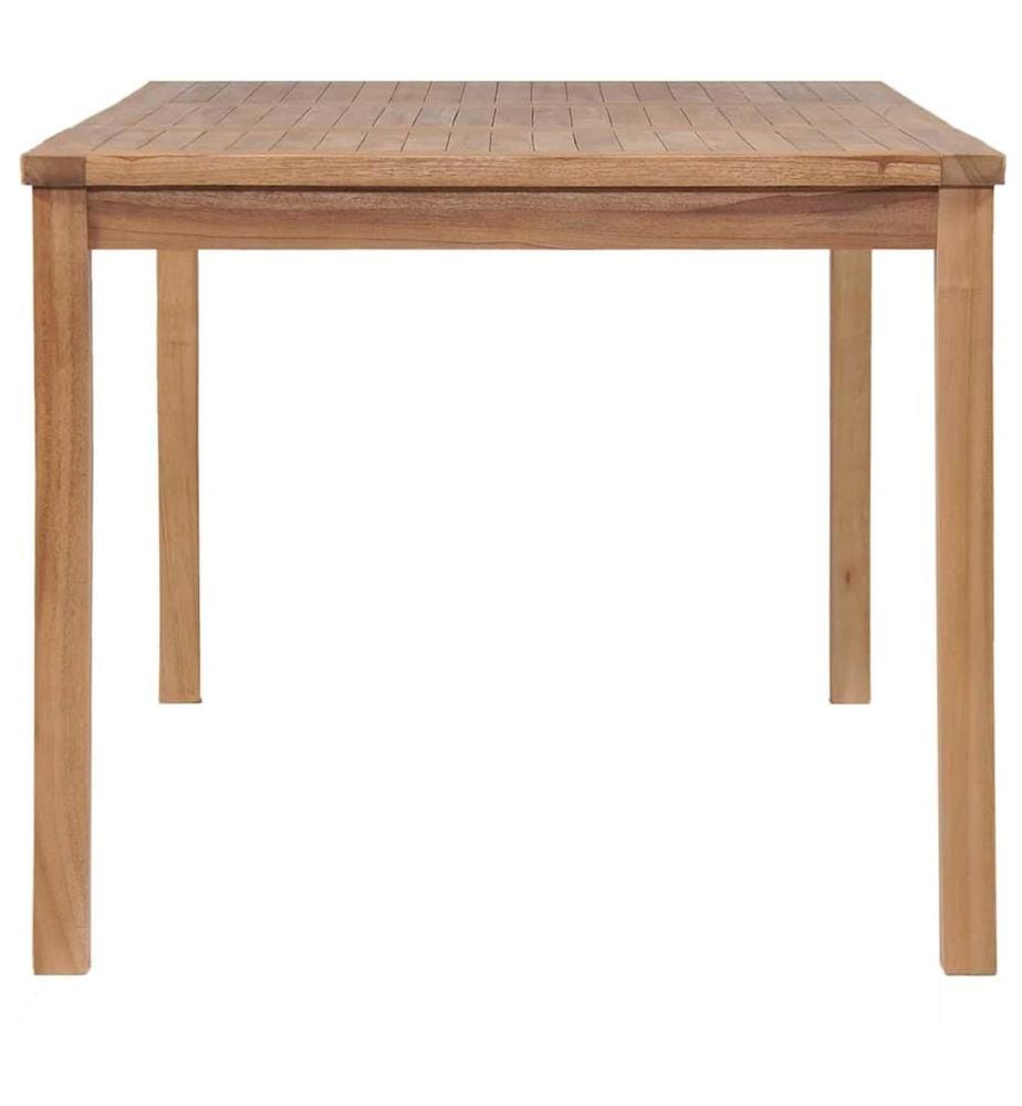 Gartentisch 150x90x77 cm Massivholz Teak