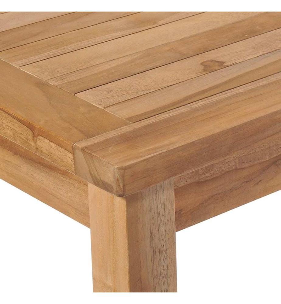 Gartentisch 150x90x77 cm Massivholz Teak