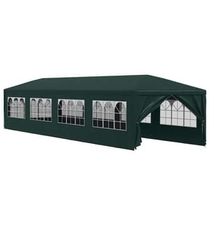 Tente de réception 3x12 m vert