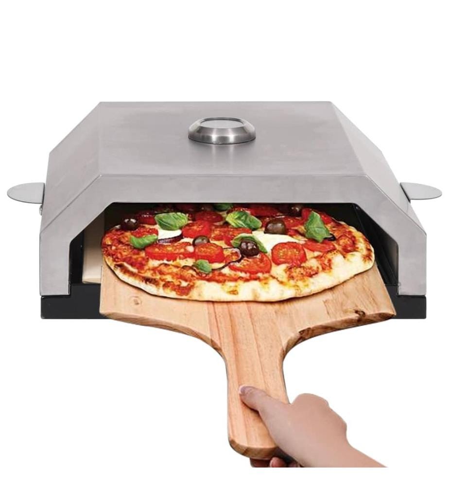 Pizzaofen mit Keramikstein für Gas-Kohlegrill
