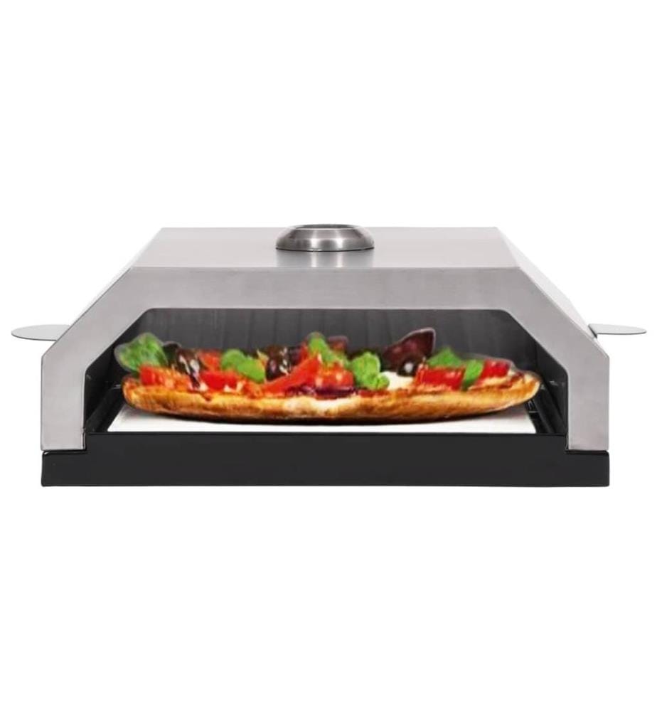 Pizzaofen mit Keramikstein für Gas-Kohlegrill
