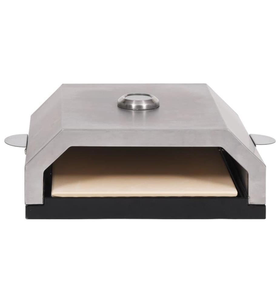 Pizzaofen mit Keramikstein für Gas-Kohlegrill