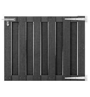 Portillon WPC 100x80 cm Gris