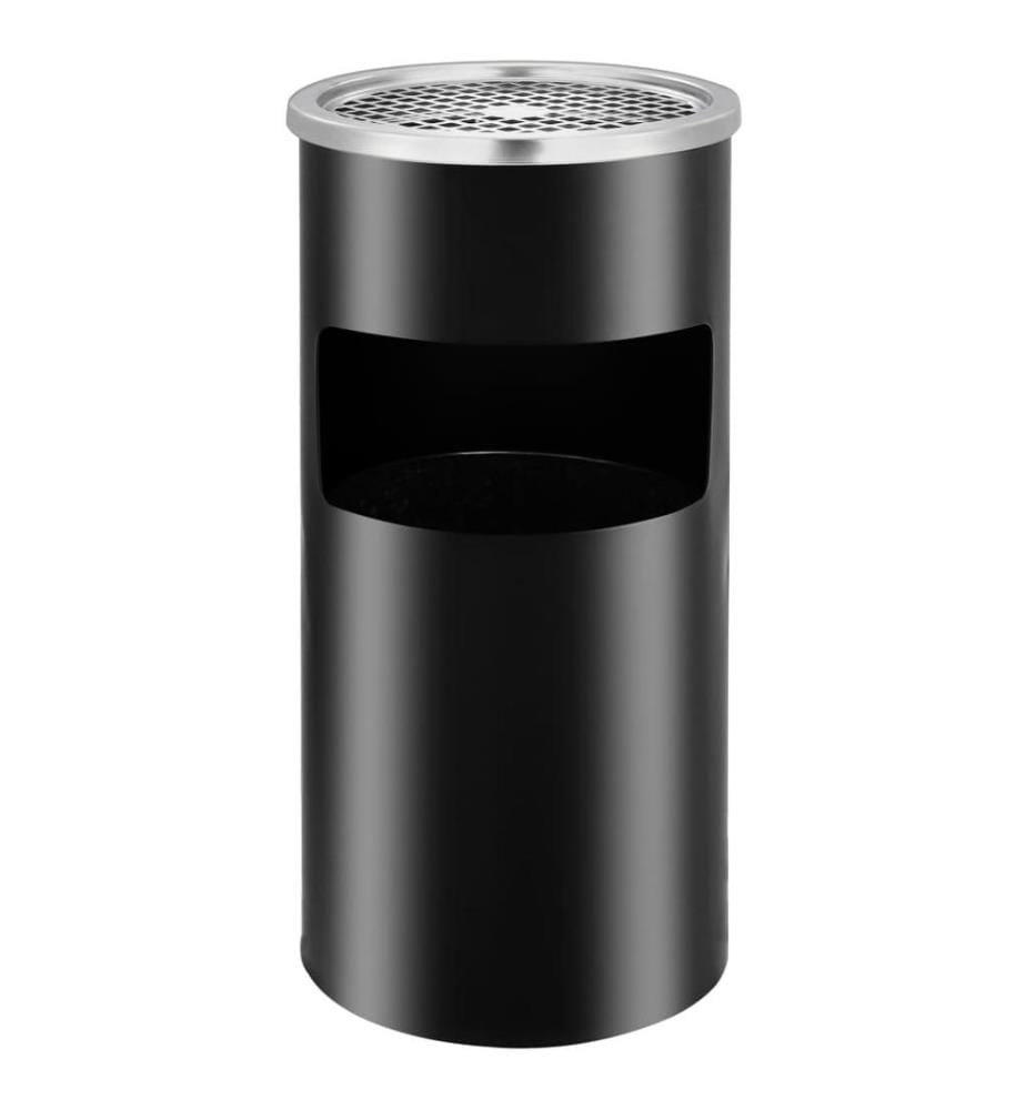 Wandaschenbecher Stahl 26 L Schwarz