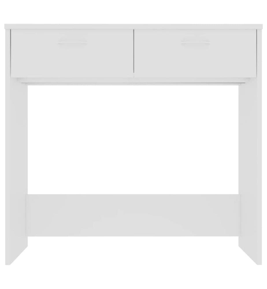 Schreibtisch Weiss 80×40×75 cm Holzwerkstoff