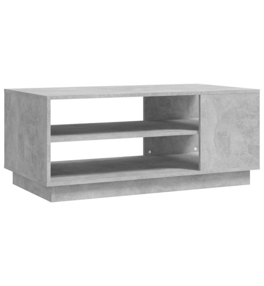 Couchtisch Betongrau 102x55x43 cm Holzwerkstoff