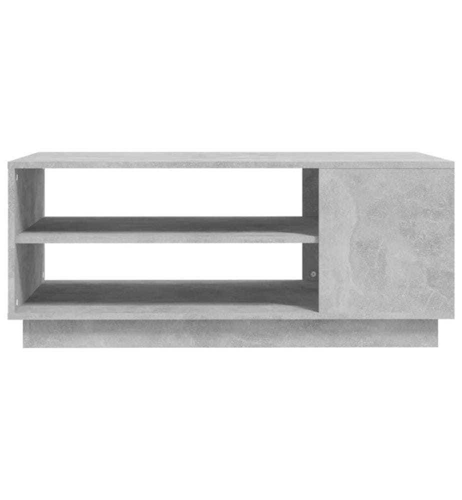 Couchtisch Betongrau 102x55x43 cm Holzwerkstoff
