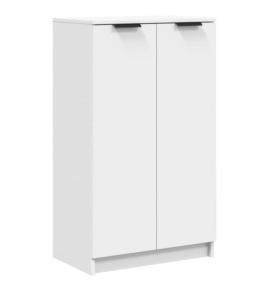 Schuhschrank Weiss 59x35x100,5 cm Holzwerkstoff