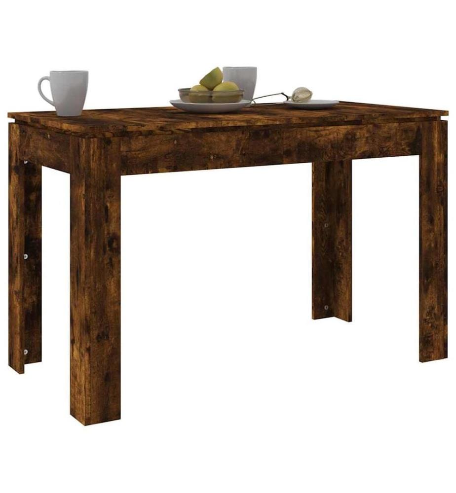 Esstisch Räuchereiche 120x60x76 cm Holzwerkstoff
