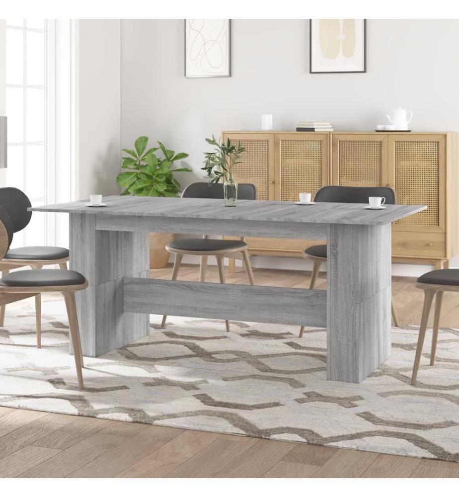 Esstisch Grau Sonoma 180x90x76 cm Holzwerkstoff