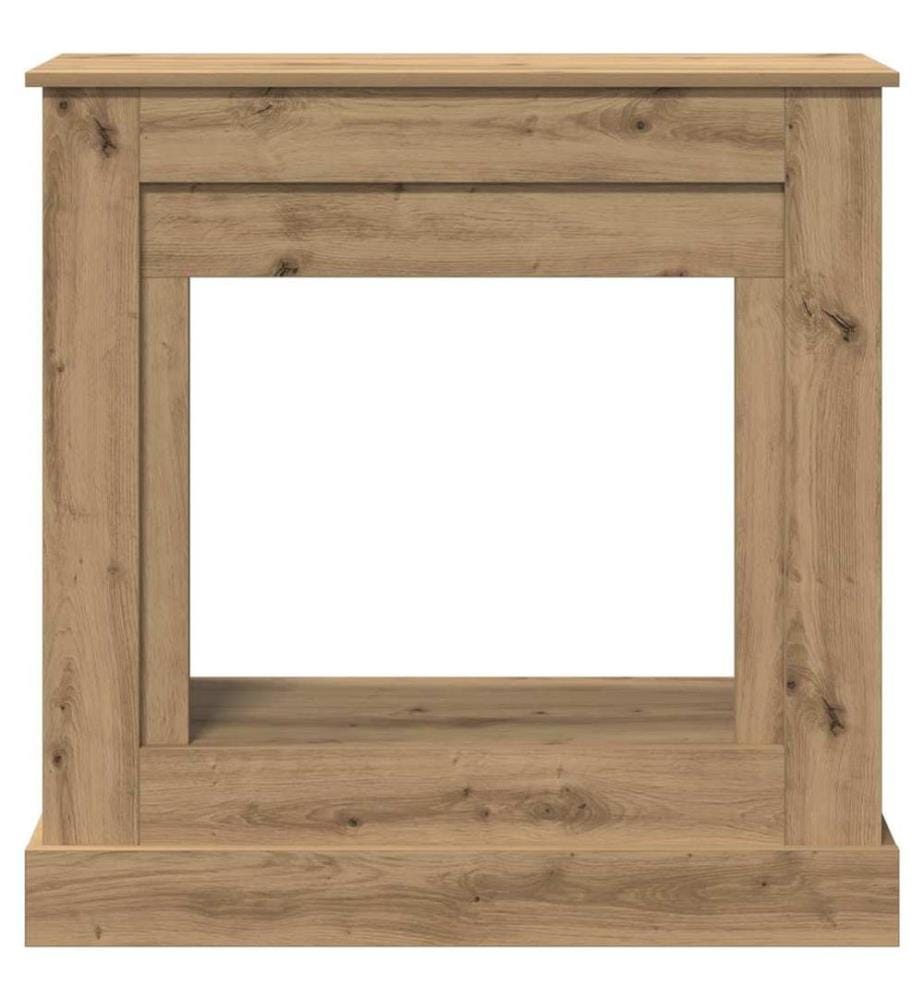 Kaminumrandung Artisan-Eiche 90x30x90 cm Holzwerkstoff