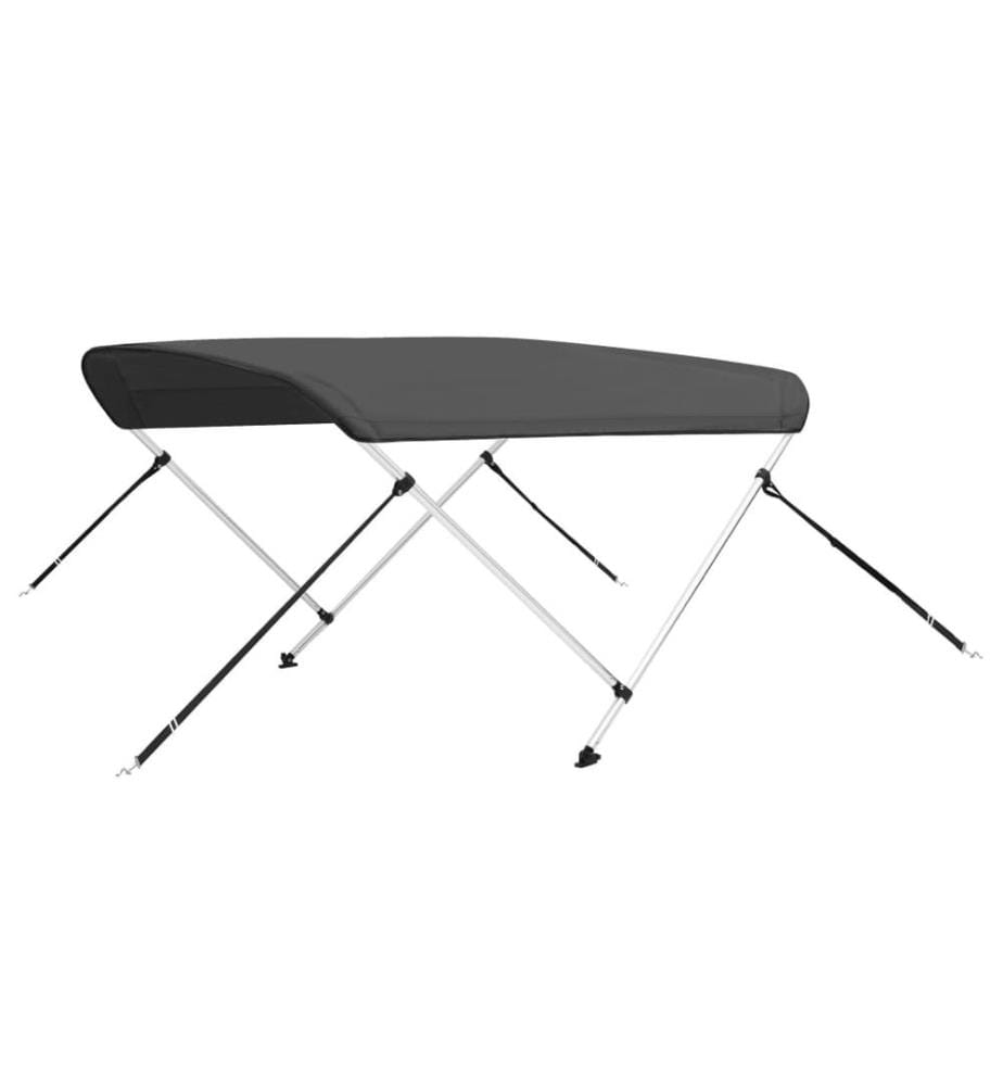2-Bow Bimini Top Anthrazit 180x130x110 cm