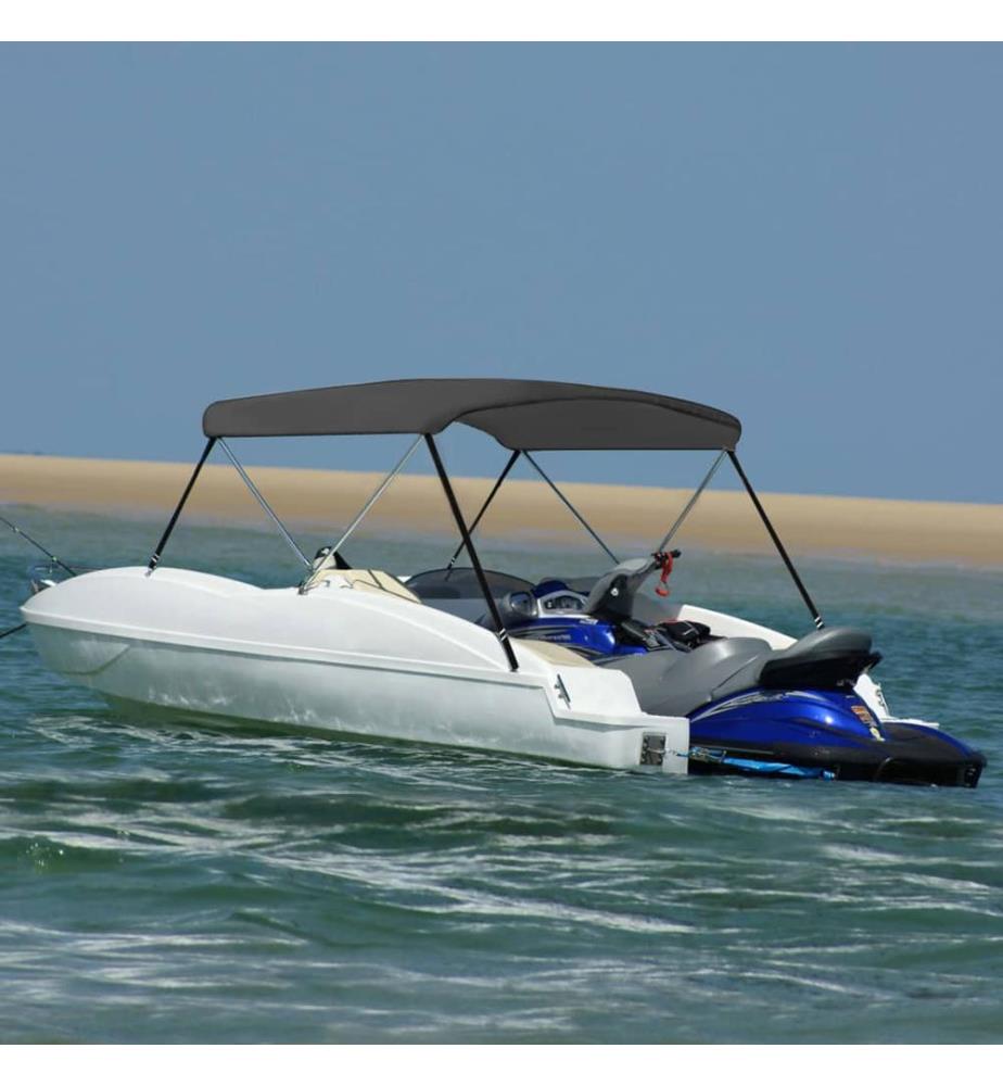 2-Bow Bimini Top Anthrazit 180x150x110 cm