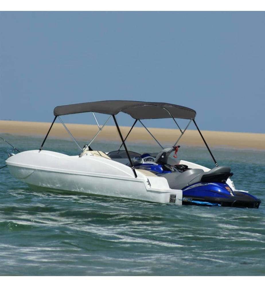 3-Bow Bimini Top Anthrazit 183x160x137 cm