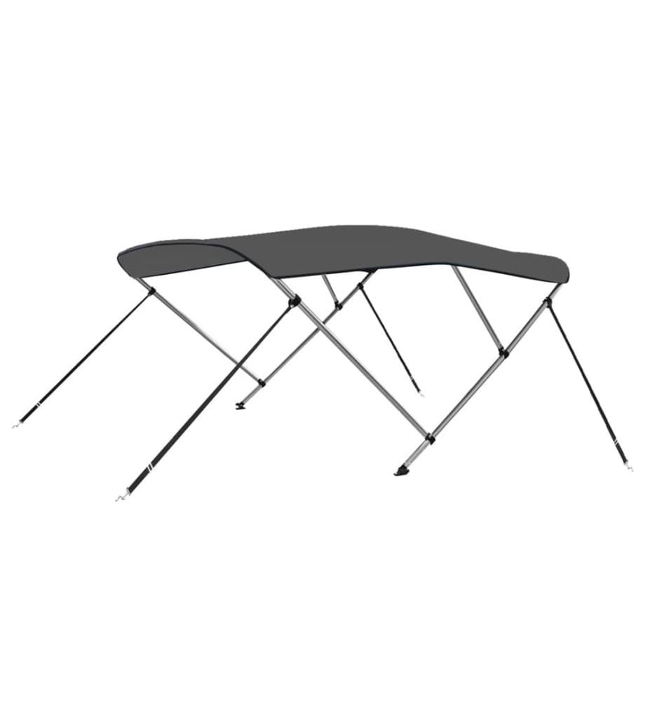 3-Bow Bimini Top Anthrazit 183x180x137 cm