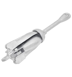 Ancre pliable argenté 6 kg fonte galvanisée à chaud