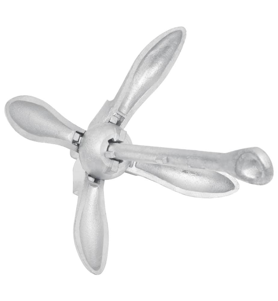 Ancre pliable argenté 6 kg fonte galvanisée à chaud