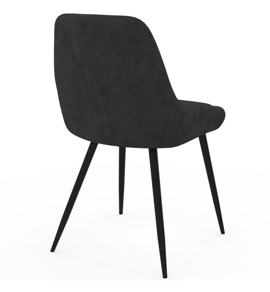 6er-Set Stühle „Olivia“ – Schwarz