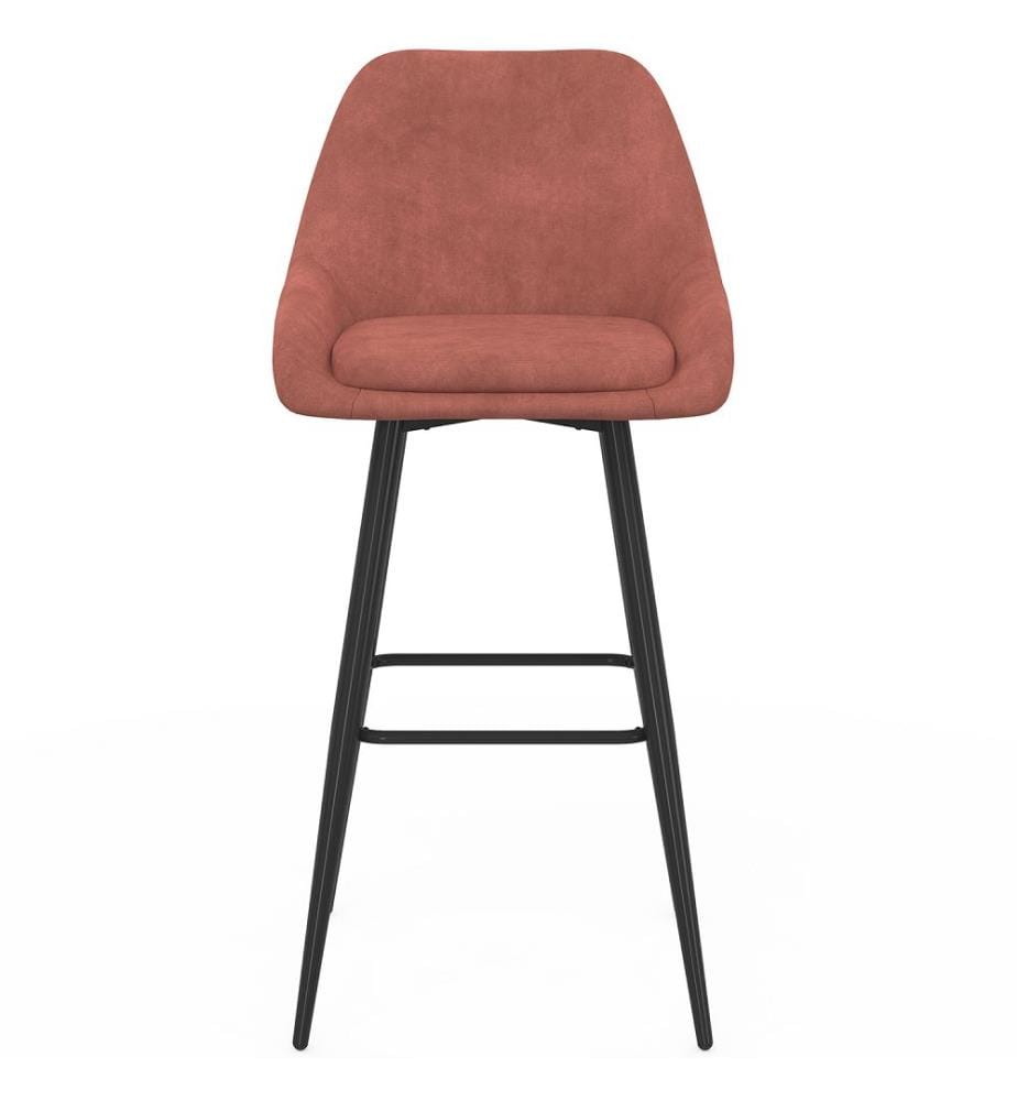 4er-Set Barhocker „Olivia“ – Terrakotta