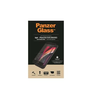 PANZERGLASS - Protection d'écran Case Friendly iPhone 6/6S/7/8/SE 2020/2022