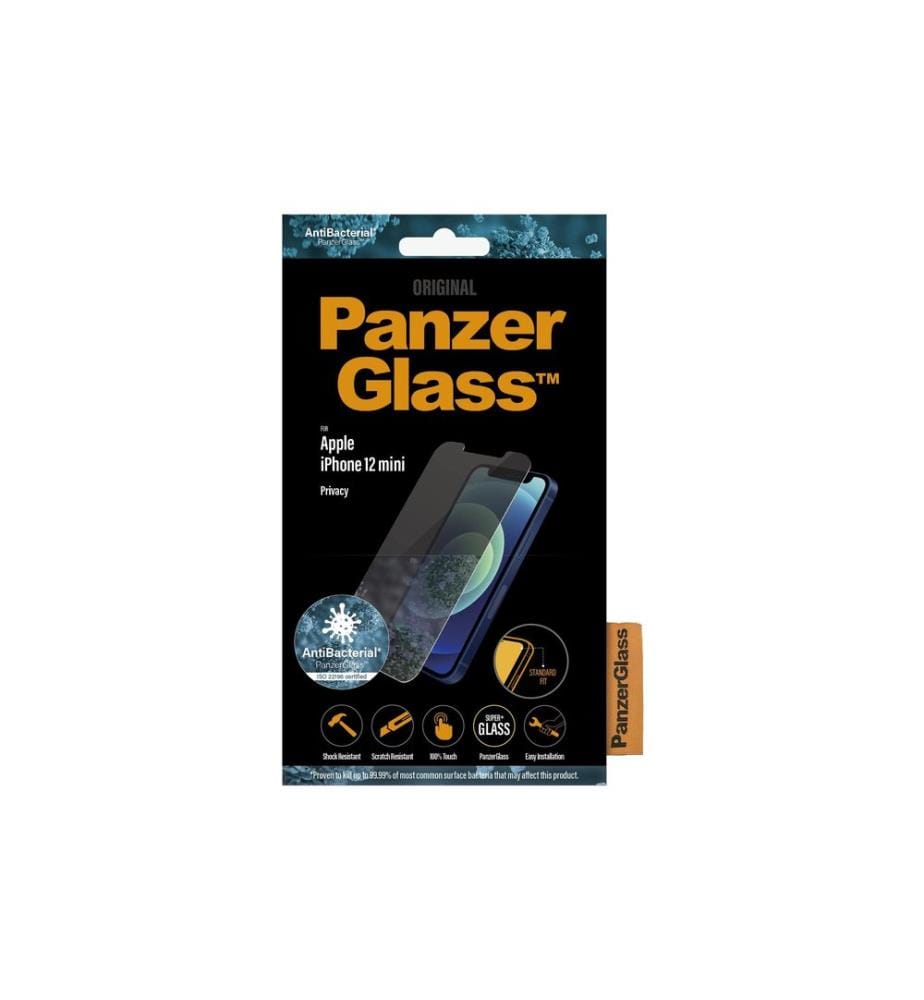 PANZERGLASS - Protection d'écran Standard Fit AB Privacy iPhone 12 mini