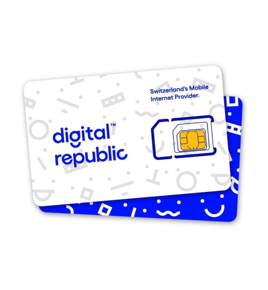 Digital Republic - Carte SIM Internet illimité pendant 365 jours – Basse vitesse