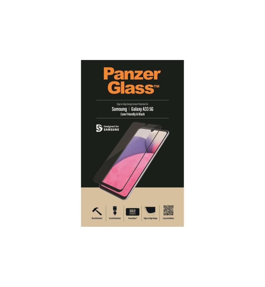 PANZERGLASS - Protection d'écran Case Friendly AB Galaxy A33 5G