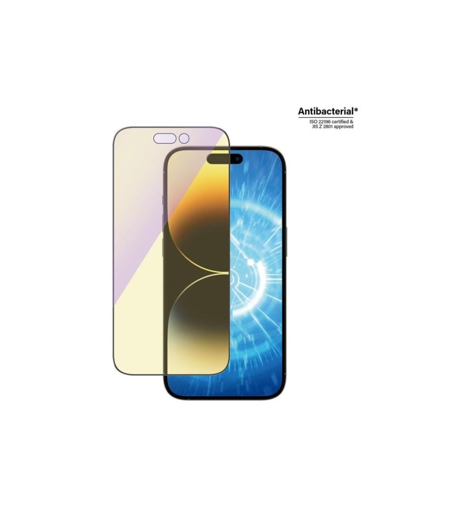 PANZERGLASS - Protection d'écran Ultra Wide Anti Bluelight iPhone 14 Pro
